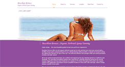 Desktop Screenshot of brazilianbronzesalon.com